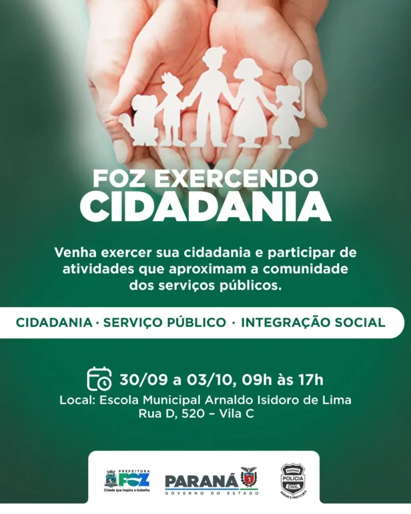 Ação social Foz Exercendo Cidadania