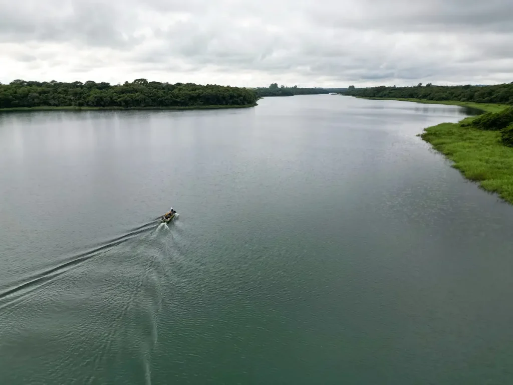 Monitoramento do reservatório da Itaipu