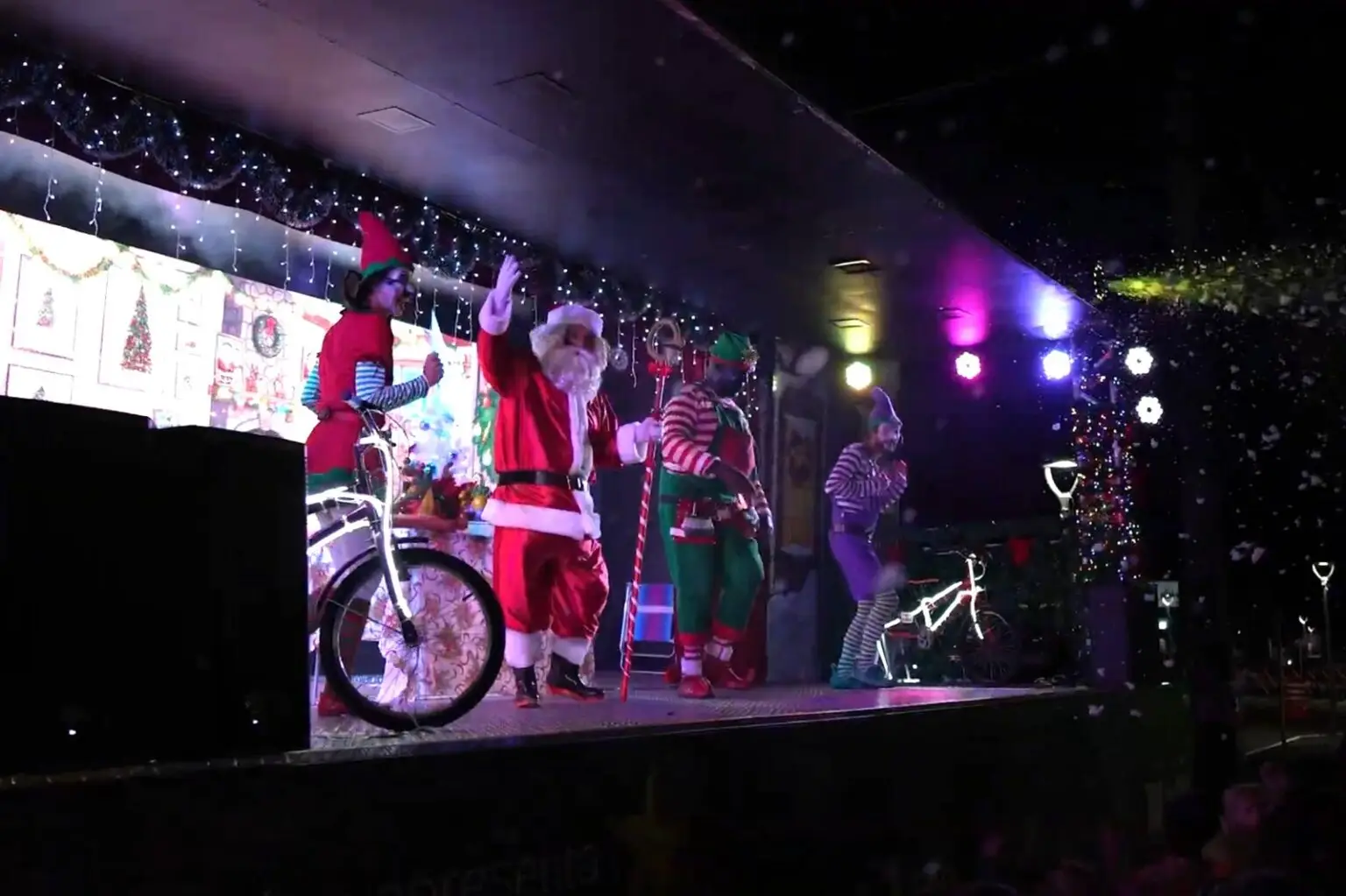 Carreta-palco Energia de Natal em Foz do Iguaçu