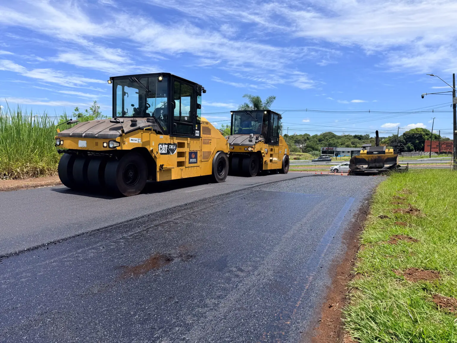 Pano de teste viário