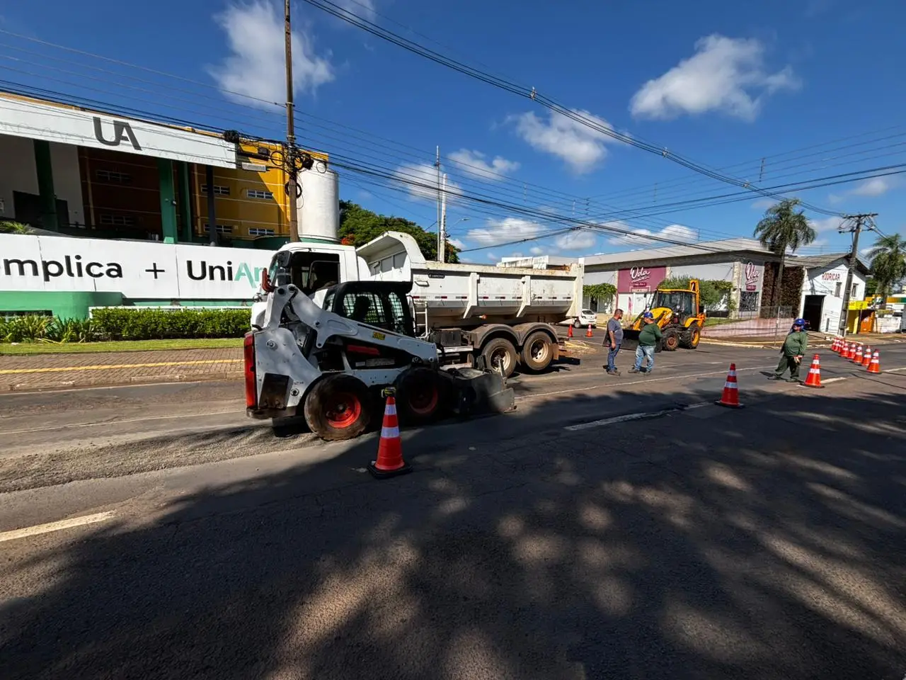 Obras na Avenida das Cataratas Foz do Iguaçu