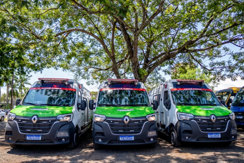Novas ambulâncias em Foz do Iguaçu