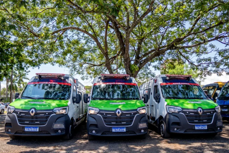 Novas ambulâncias em Foz do Iguaçu