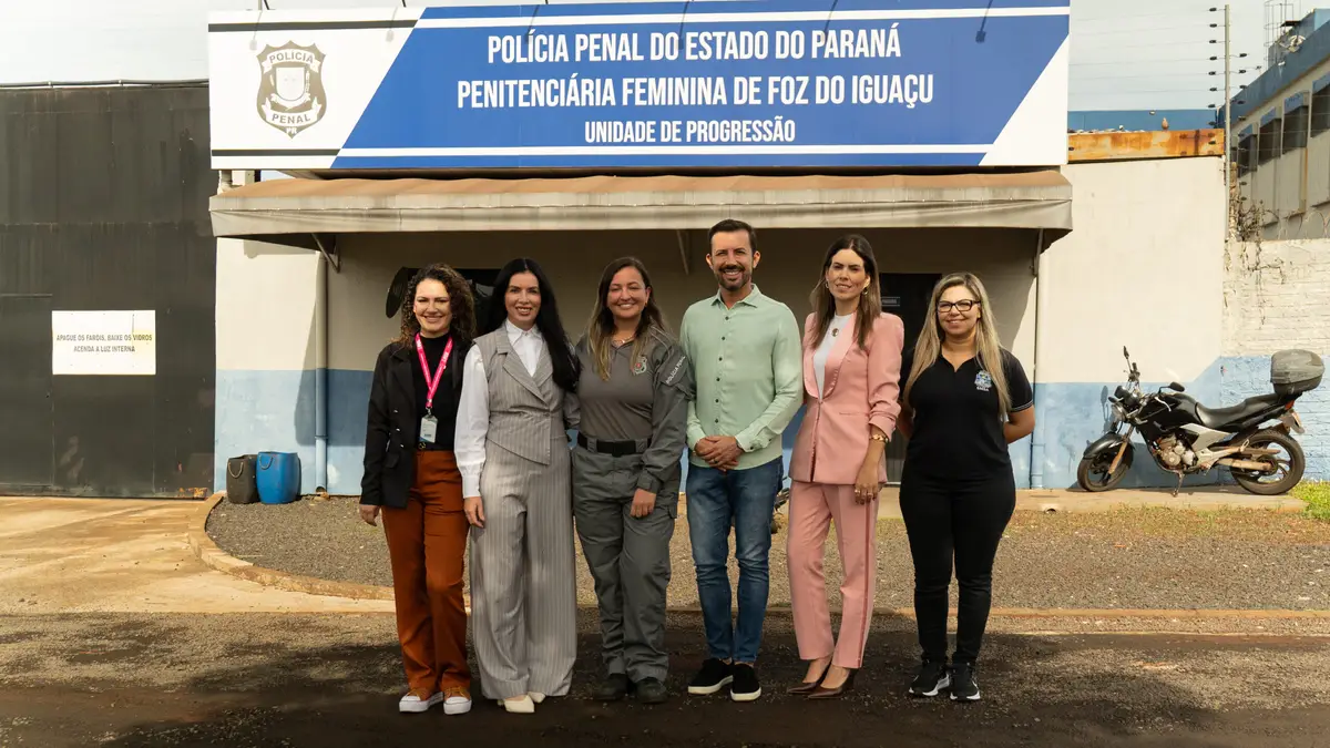 Produção de fraldas geriátricas na Penitenciária Feminina de Foz do Iguaçu