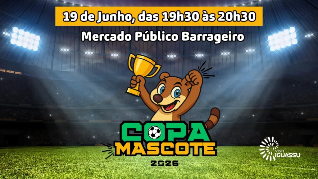 Copa Mascote 2026 no Mercado Público Barrageiro