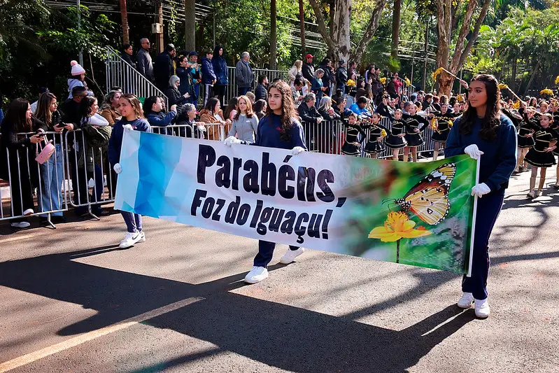 Desfile Cívico dos 112 anos de Foz do Iguaçu