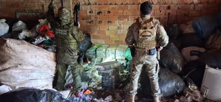 PF e PM apreendem 795 quilos de maconha em Foz do Iguaçu